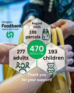 470 people fed in August 2025